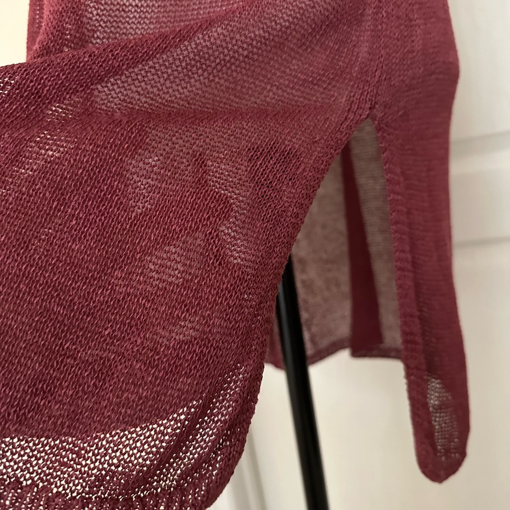 Eileen Fisher Woman’s Burgundy Dress-Tunic, Sz S/P - Picture 5 of 11